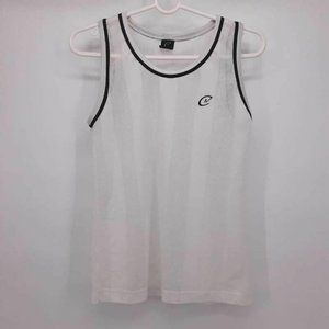 Claudio Nucci Boys Tank Top White Black Contrast T